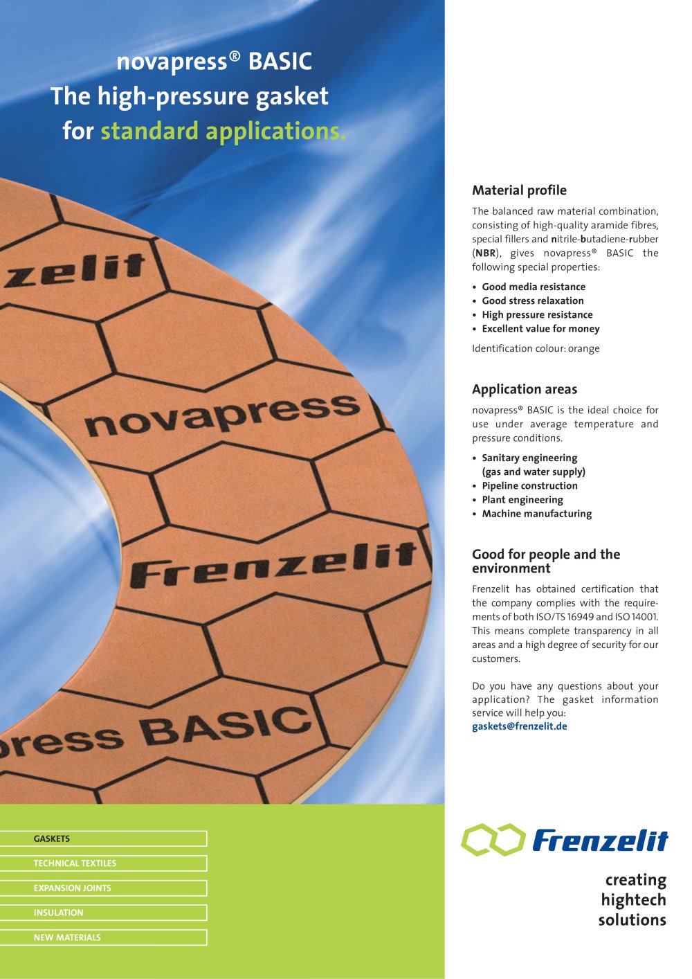 novapress &reg; BASIC - Frenzelit