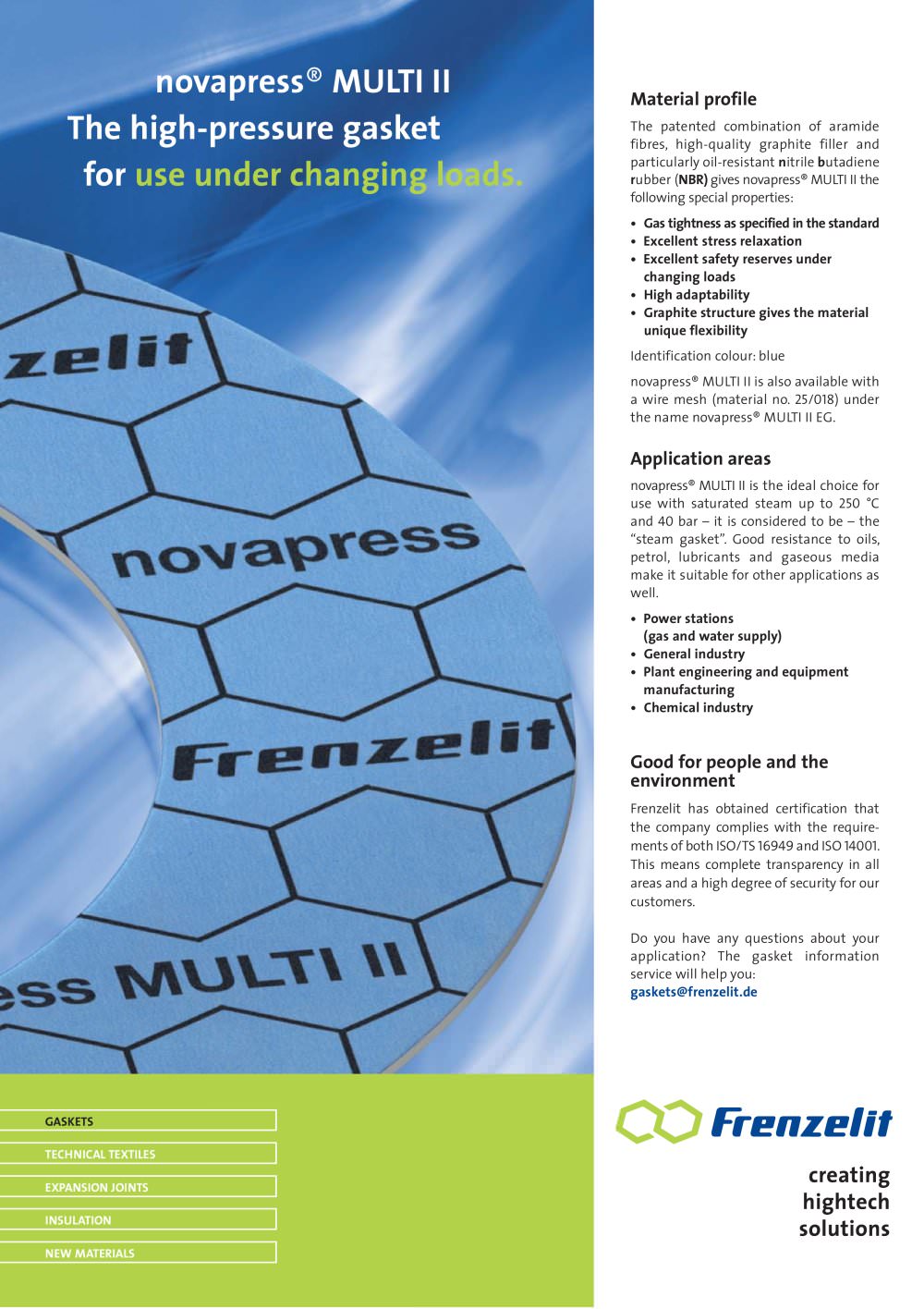 novapress &reg; MULTI II - Frenzelit