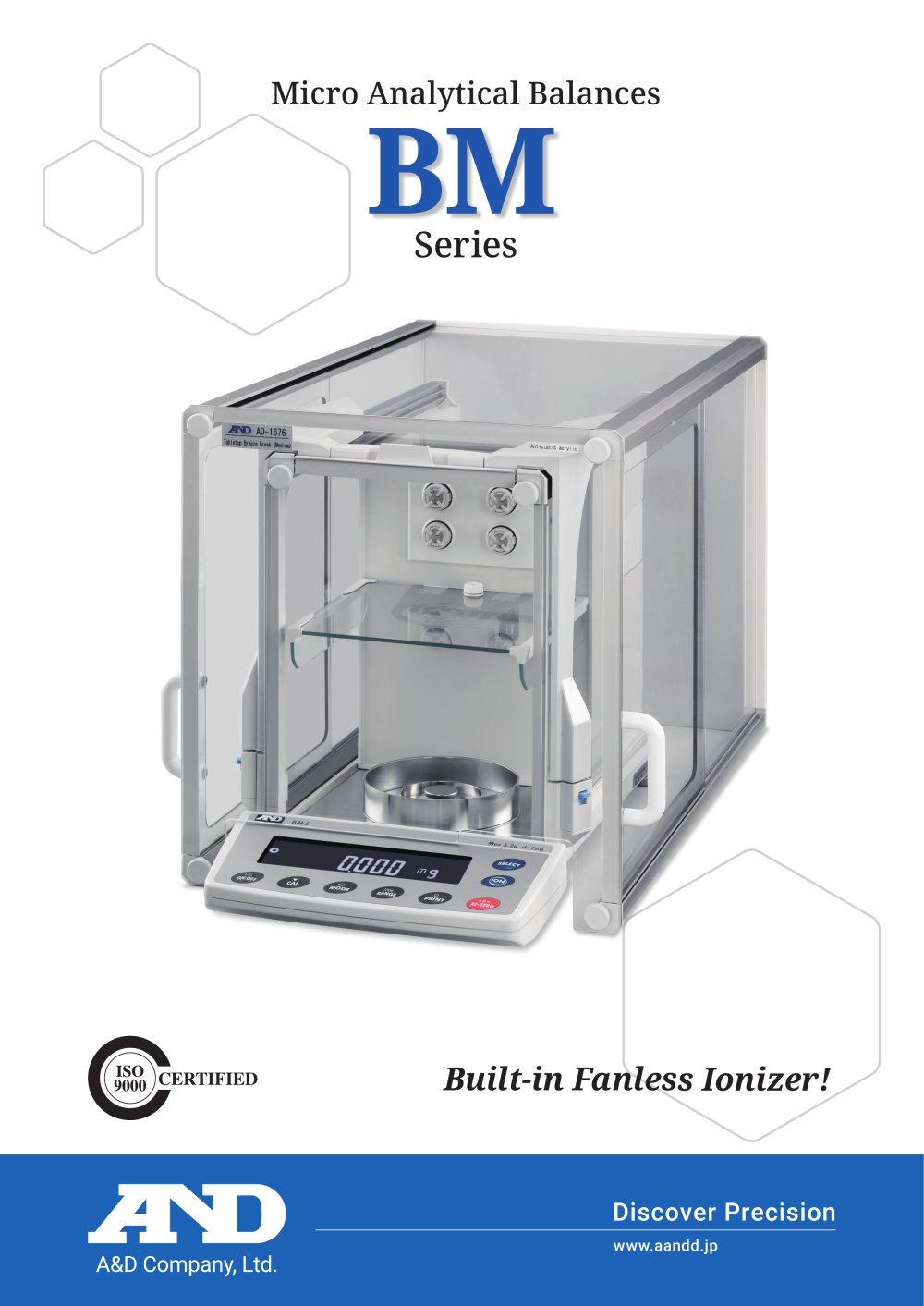BM Series of Micro Analytical Balances - A&D COMPANY, LIMITED