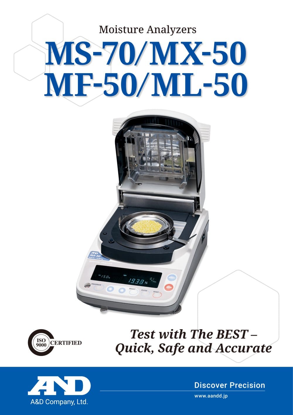 Moisture Analyzer/M series - A&D COMPANY, LIMITED