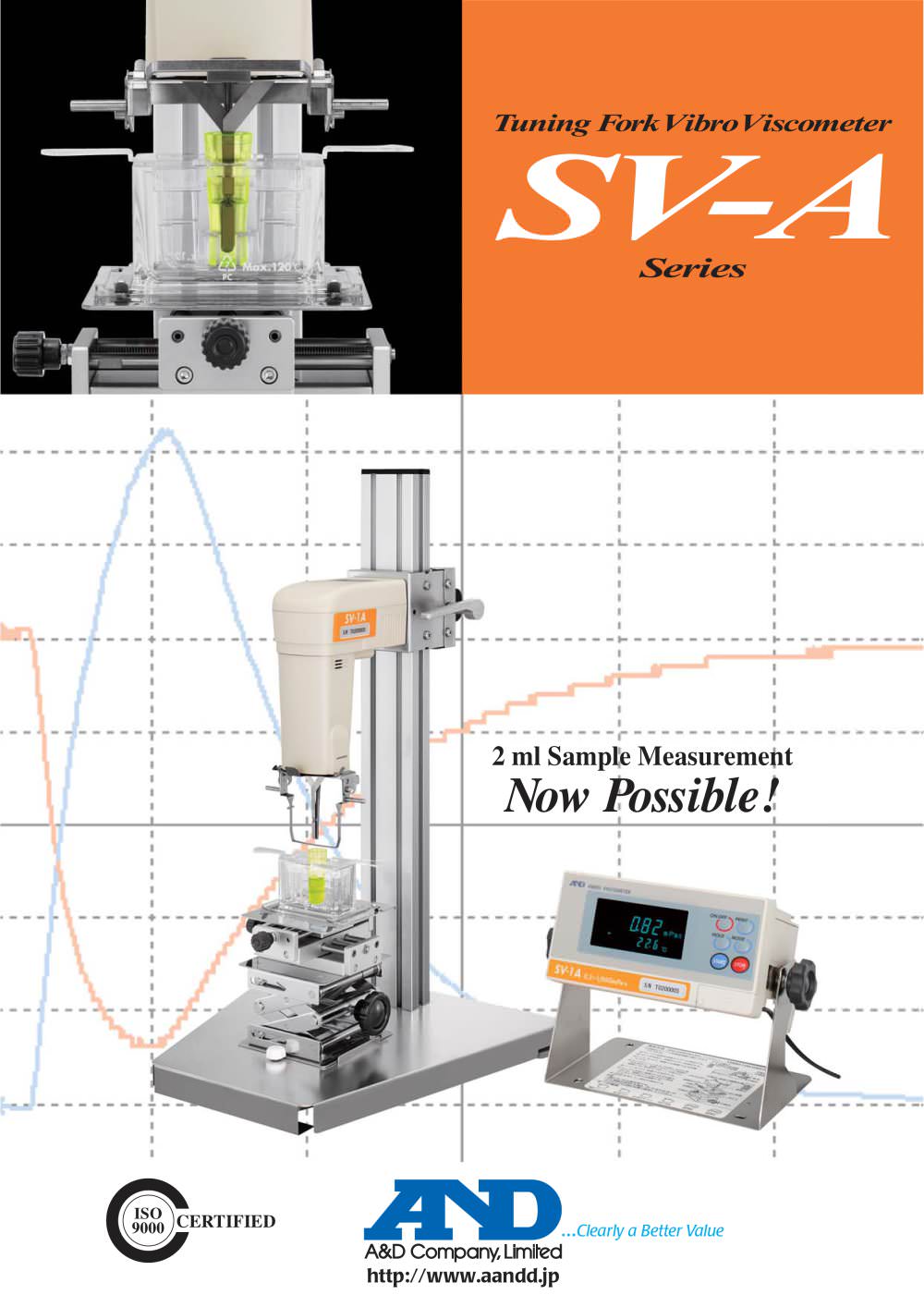 Sine-wave Vibro Viscometer/SV-A - A&D COMPANY, LIMITED