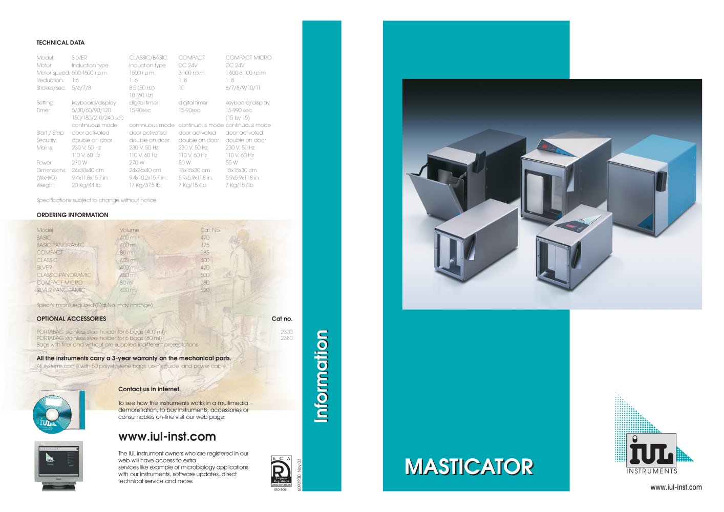 MASTICATOR - IUL Instruments