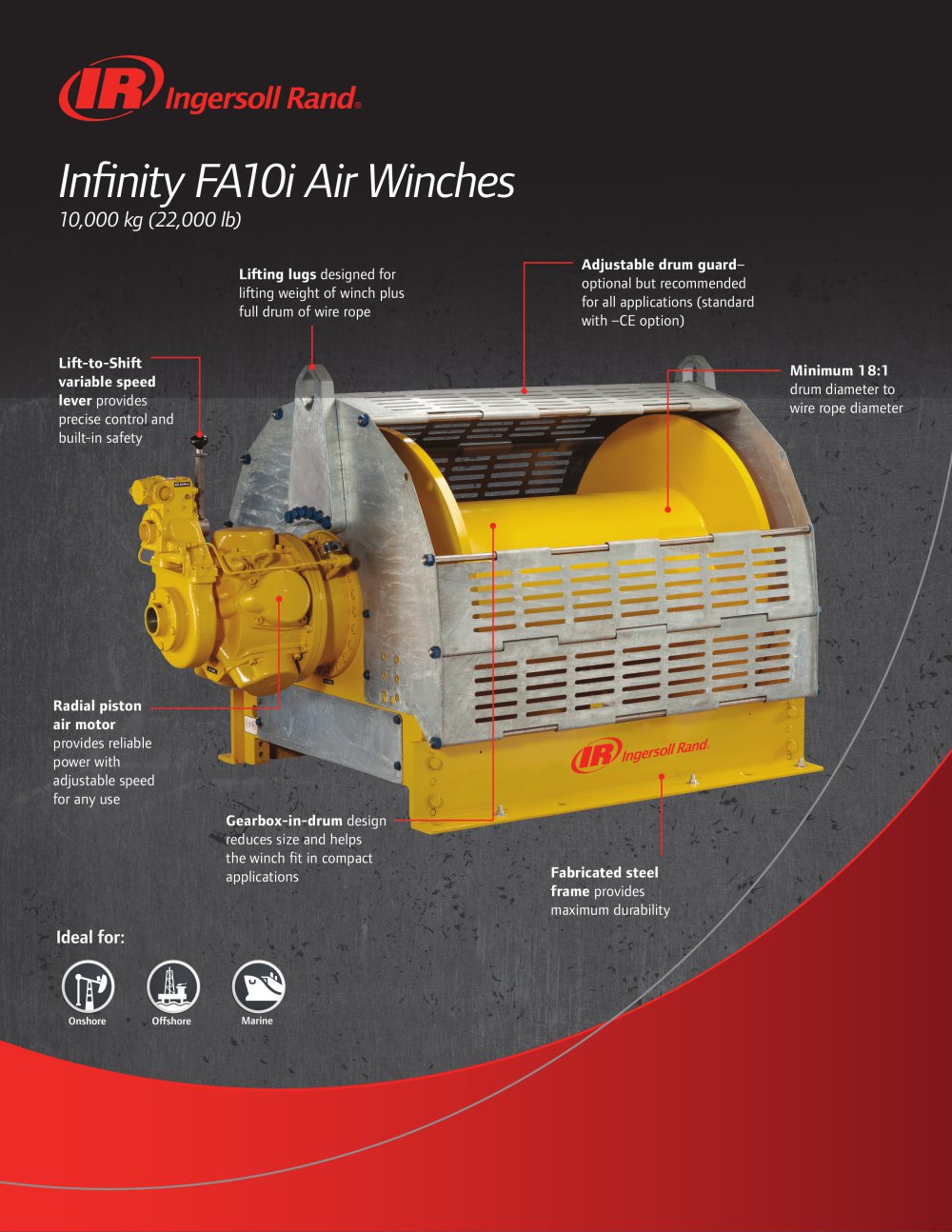 Infinity FA10i Air Winches - 1 / 4 Pages