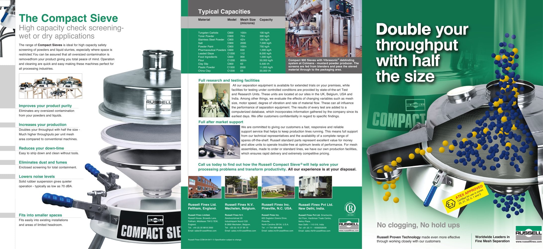 An in-depth look at vibratory sieves and separators for dry bulk powders - Russell Finex