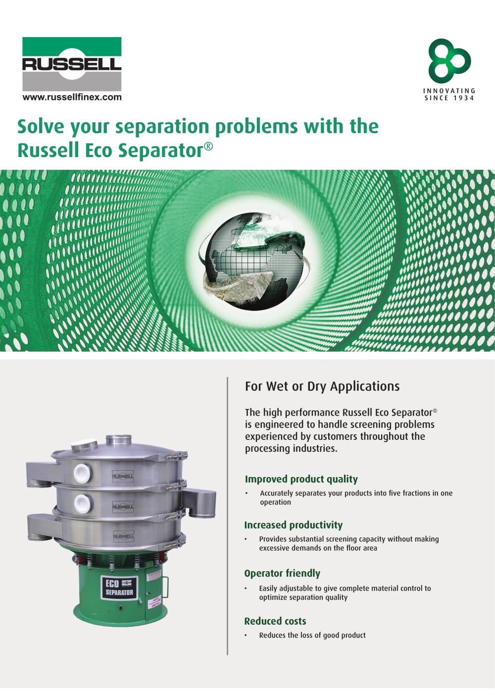 Russell Eco Separator - Russell Finex