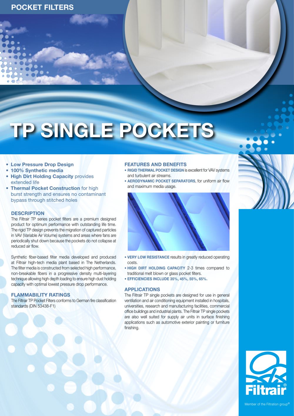 TP Single Pocket - Filtrair B.V.