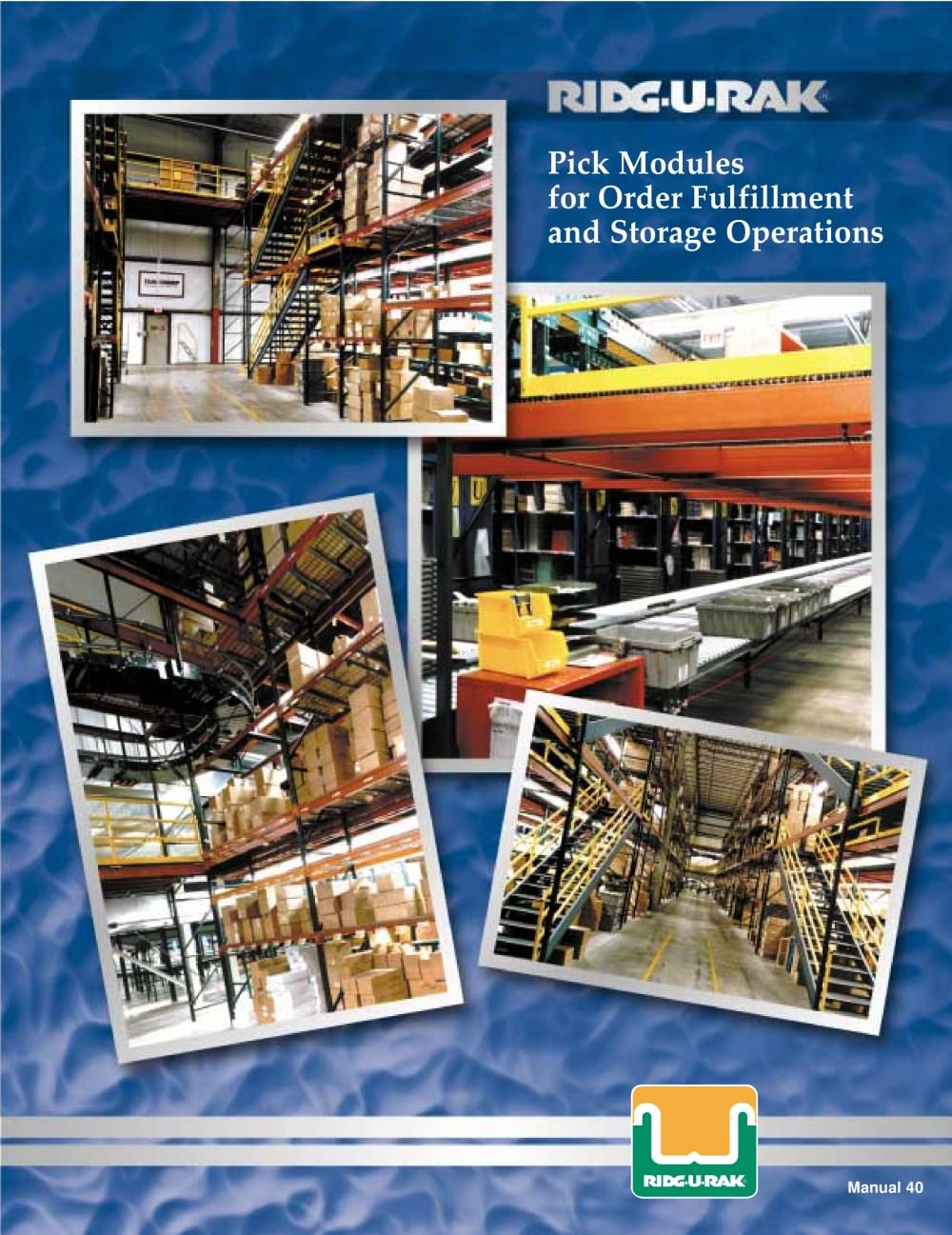 order picking system - Ridg-U-Rak