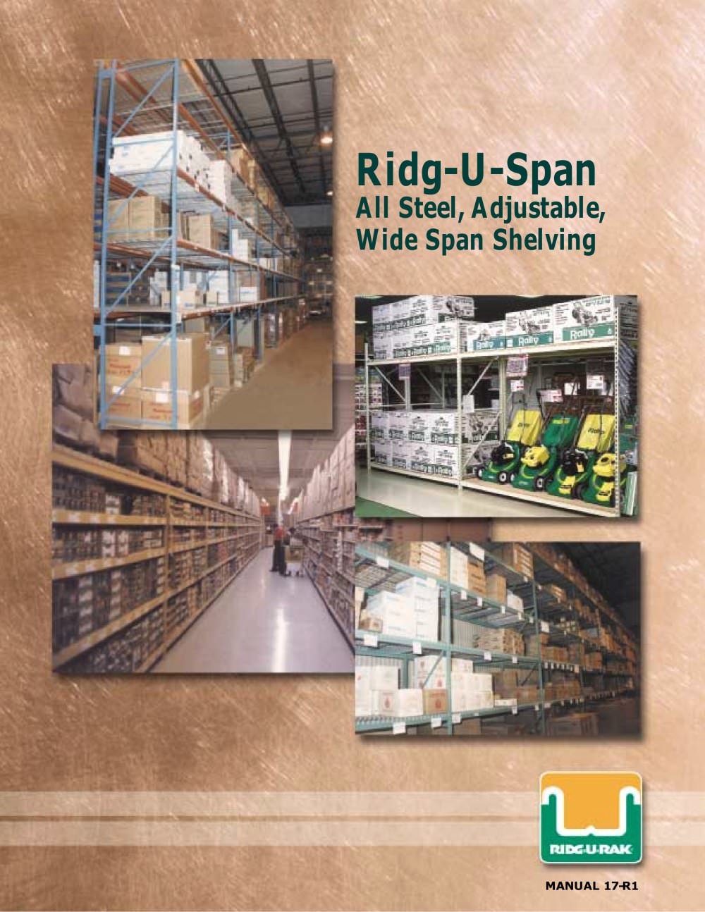 wide span shelving - Ridg-U-Rak