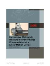 Inexpensive Ways to Measure the Performance Characteristics of a Linear Motion Device