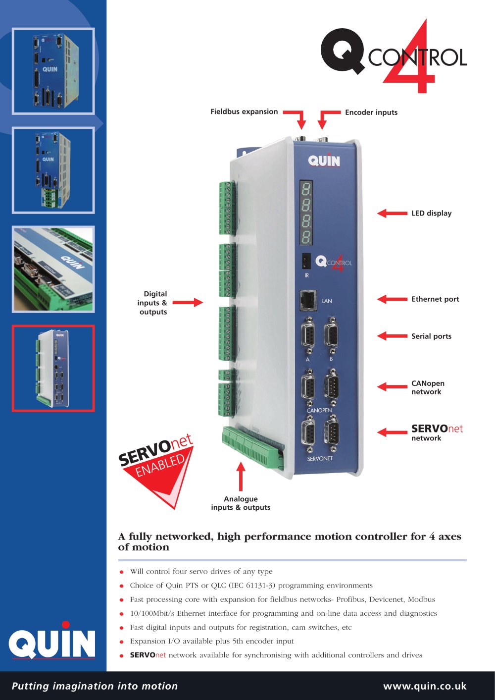 Motion Controller QControl 4 - Quin Systems