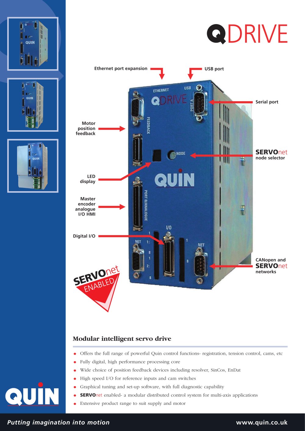 Servo-Drive QDrive - Quin Systems