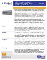 ProSafe� 24- and 48-port Gigabit Enterprise Class L2 Managed Switches GSM7224v2, GSM7248v2