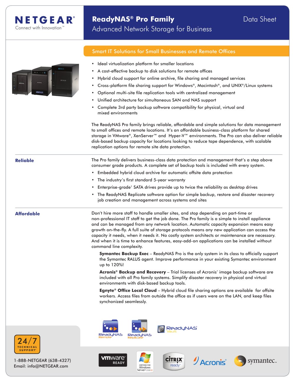 ReadyNAS&reg; Pro Family - NETGEAR