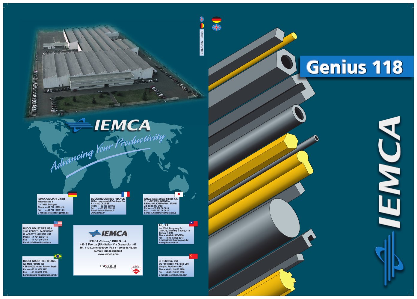 BAR FEEDERS GENIUS 118 - IEMCA