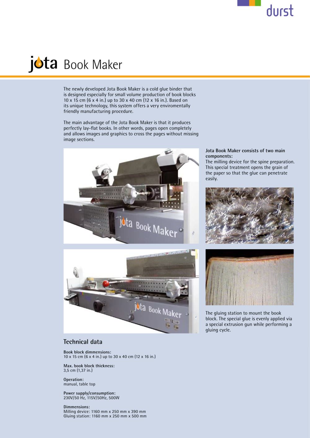 Jota Book Maker - Durst Phototechnik AG