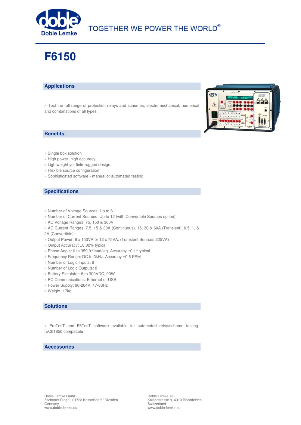 F6150 - Doble Lemke