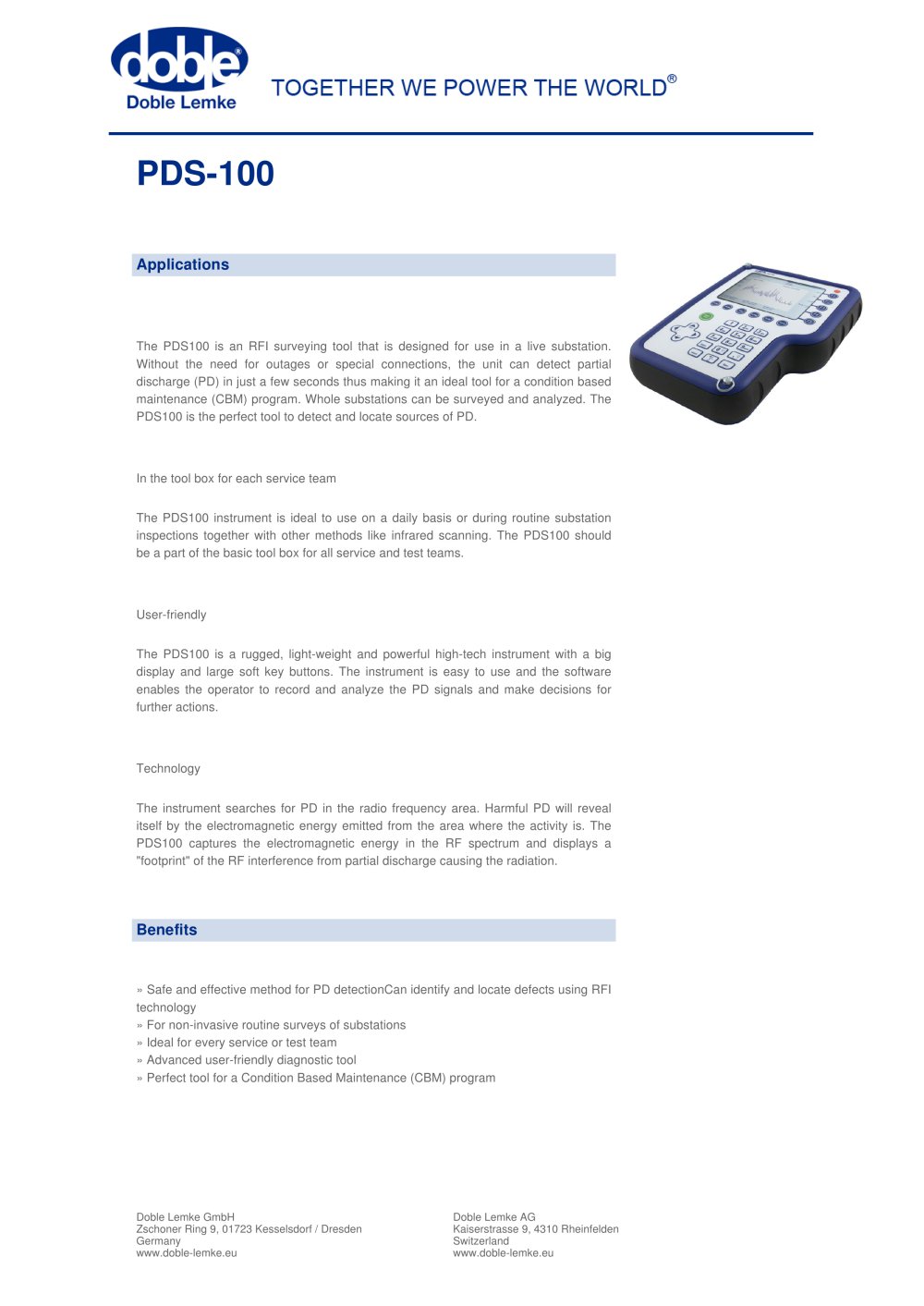 PDS-100 - Doble Lemke