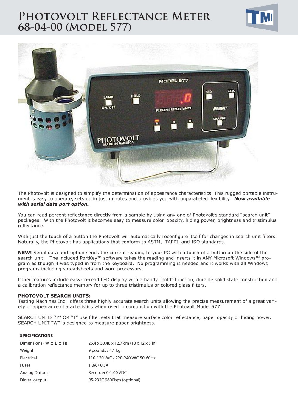 Testing Machines Inc - 