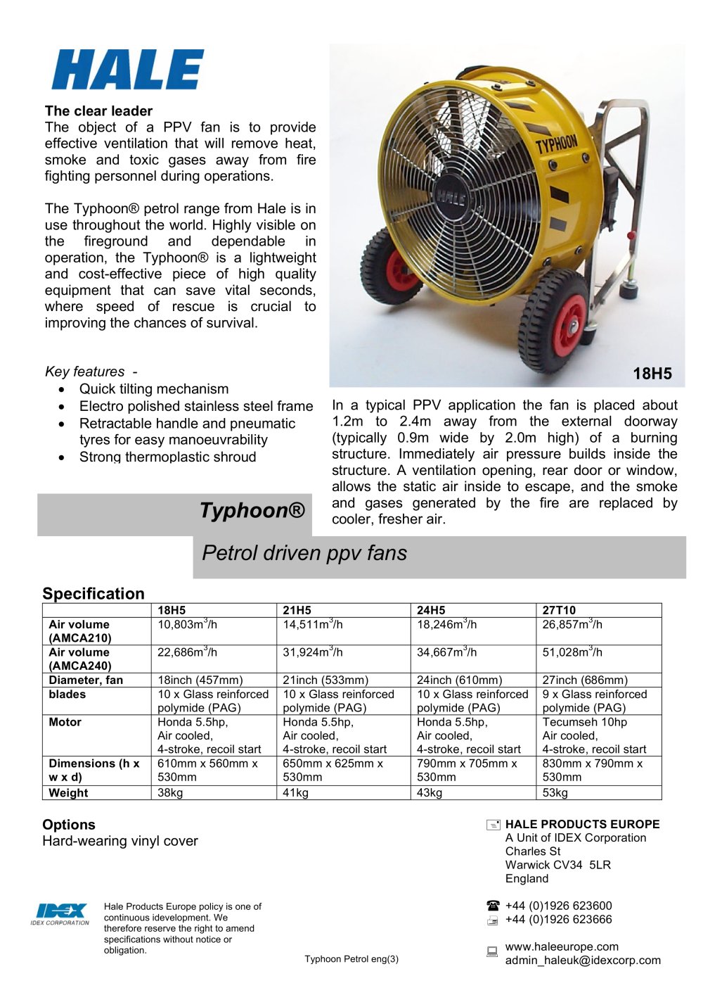 PPV Fans - Petrol Range - Godiva Ltd.
