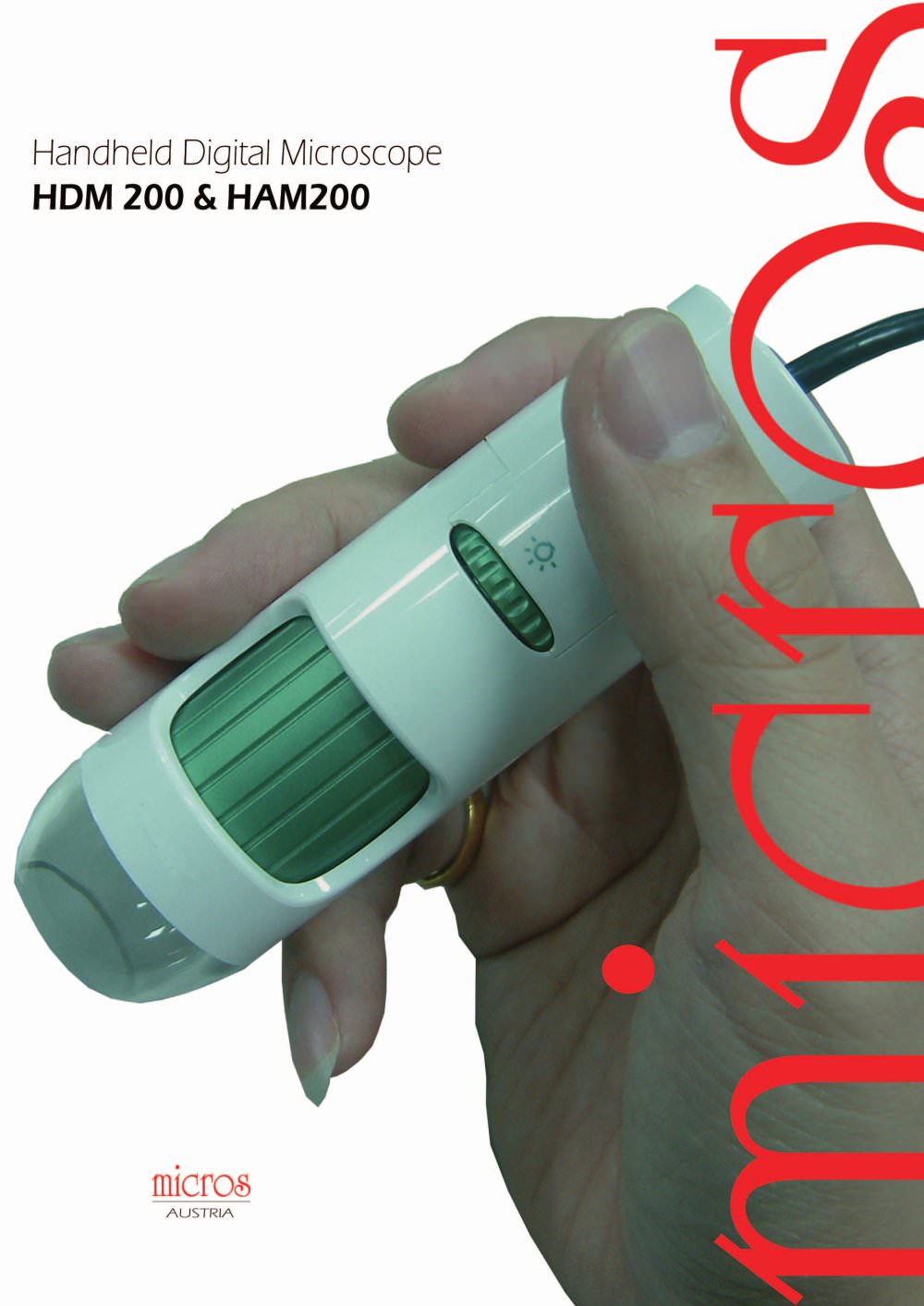 Hand-held Microscope HDM200 & HAM200 - MICROS Produktions- & Handels GmbH.