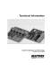 MATRIX Pneumatic Division - Technical Information - Control Techniques and Technology - MATRIX mechatronics