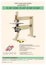 Colombo Filippetti - Fret Saw Machines - Varispeed Pneumatic