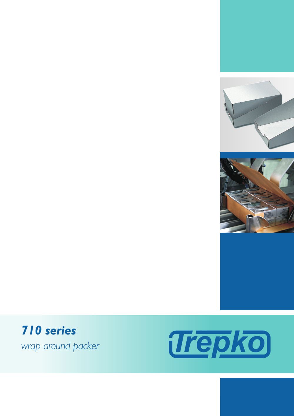 wrap-around tray packer / sleeve wrapping machine - Trepko AB
