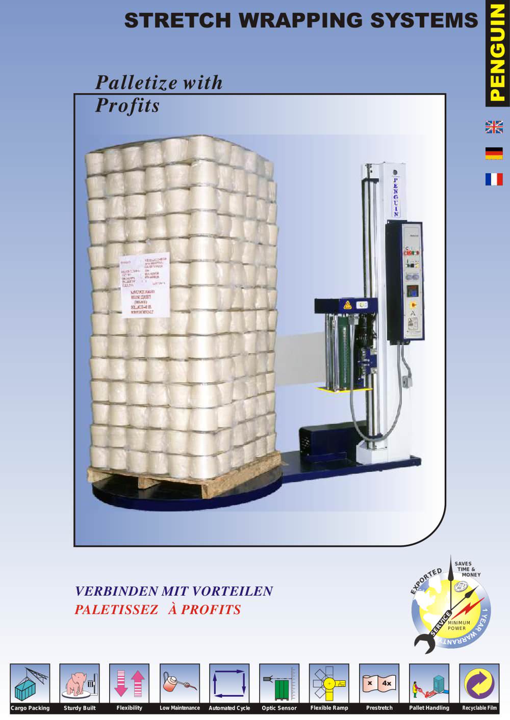 Stretch Wrapping Machine - Penguin Engineers,