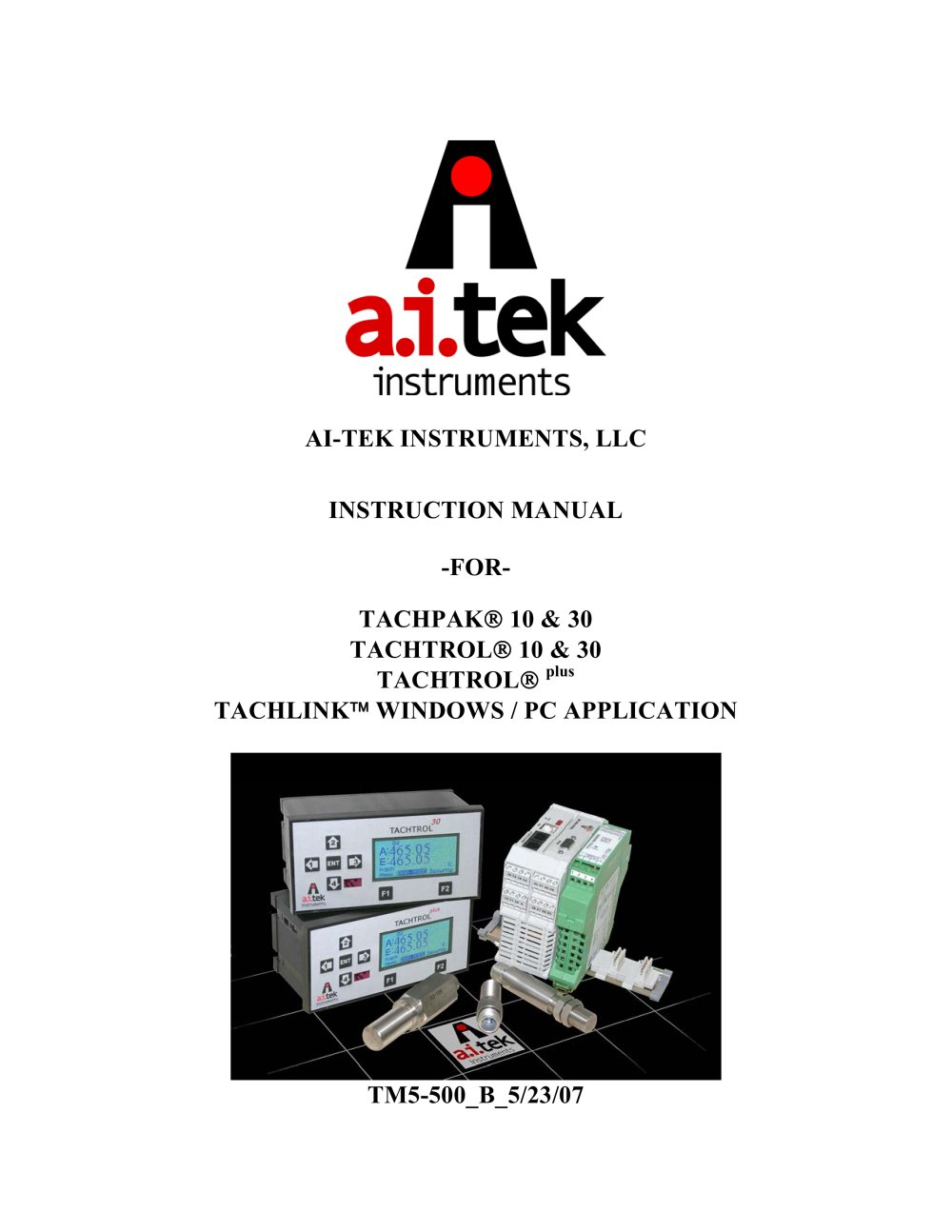 tachpak manual - AI-Tek