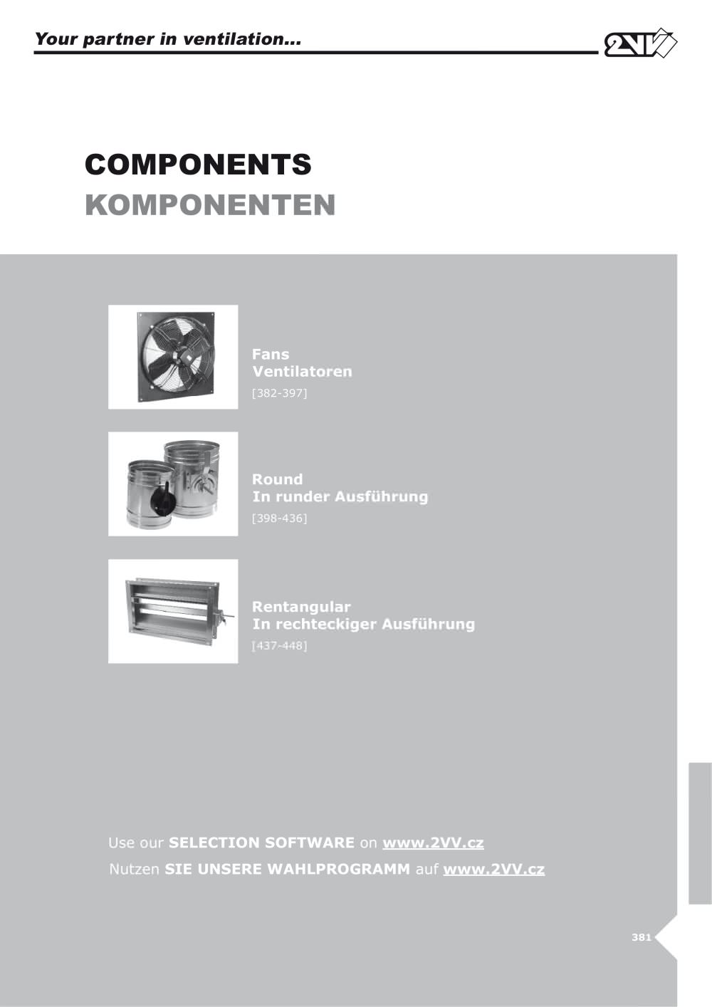 Components_technical catalogue - 2VV s.r.o.