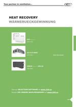 Heat recovery_technical catalogue