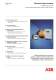 Dissolved Oxygen Analyzer Models 4640 & 4645 - ABB Measurement Products
