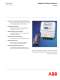 Residual Chlorine Monitor AW400 - ABB Measurement Products