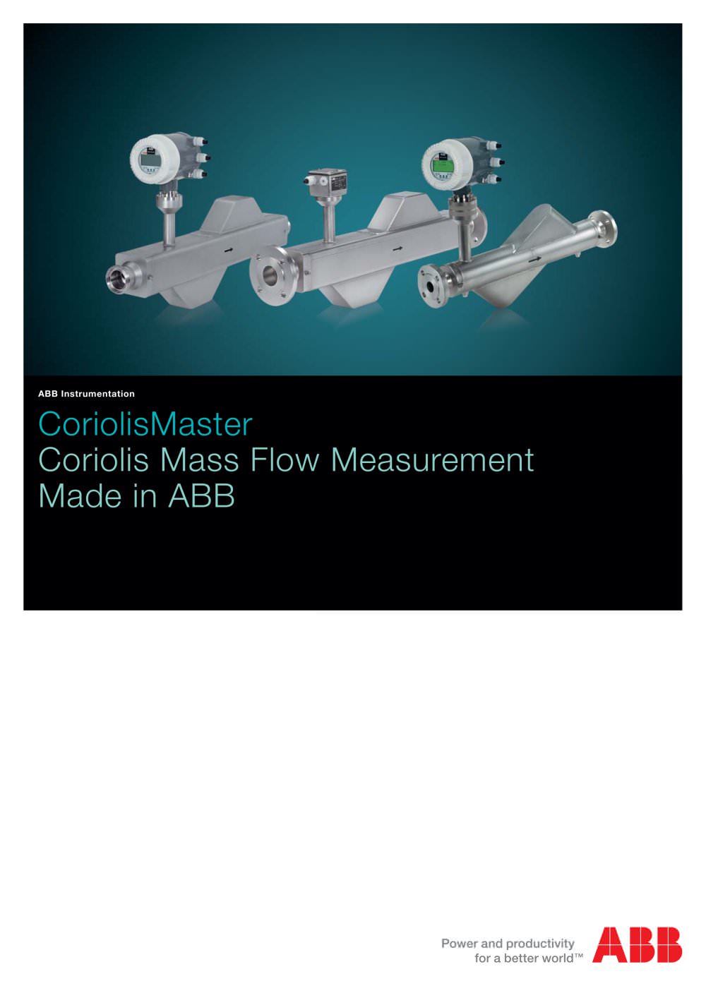 Mass Flowmeter CoriolisMaster - ABB Measurement Products