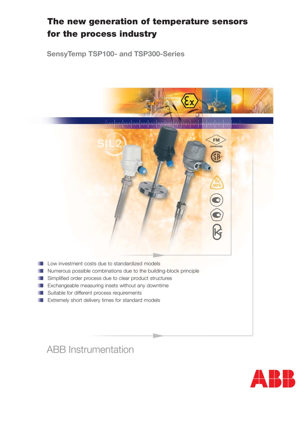 SensTemp TSP Series - Temperature Sensors for the Process Industry - ABB Measurement Products