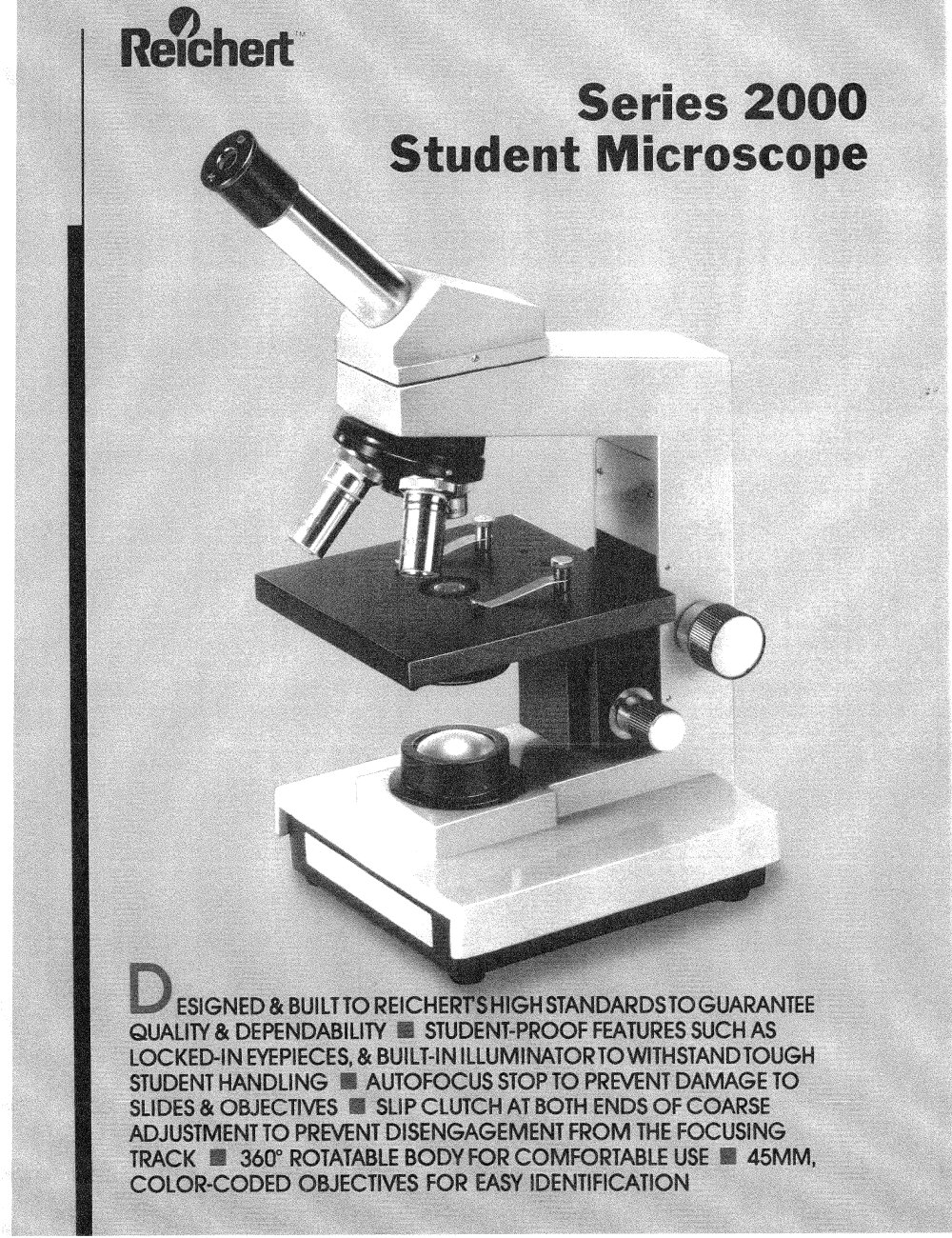 AO Series 2000 Student Microscope - Reichert Inc