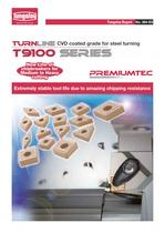 CVD Coated Grades for Turning Steels  	 	T9000 SERIES
