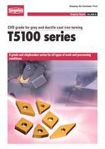 CVD grade for gray and ductile cast iron turning  	 	T5100 series