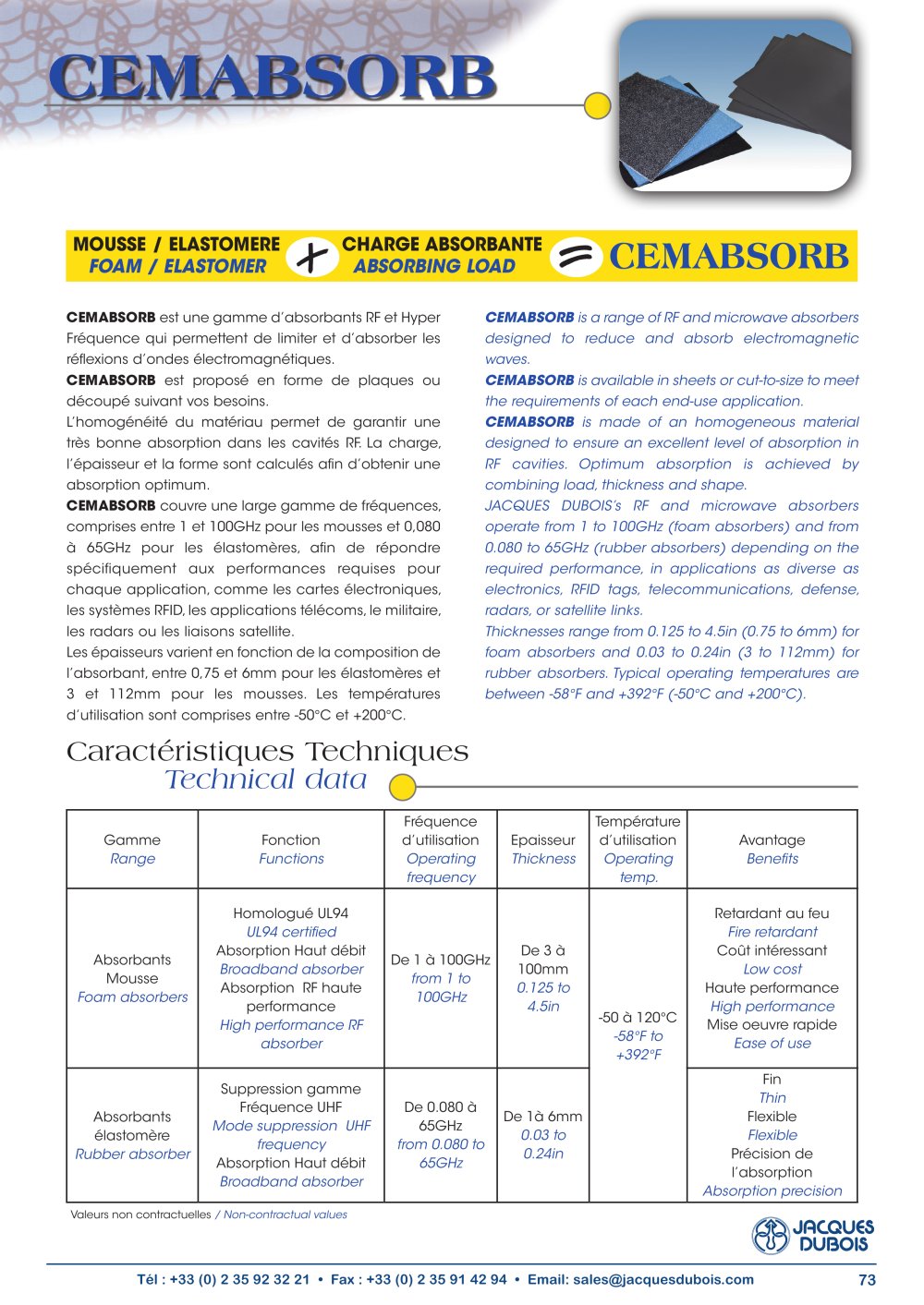 CEMABSORB - JACQUES DUBOIS SAS