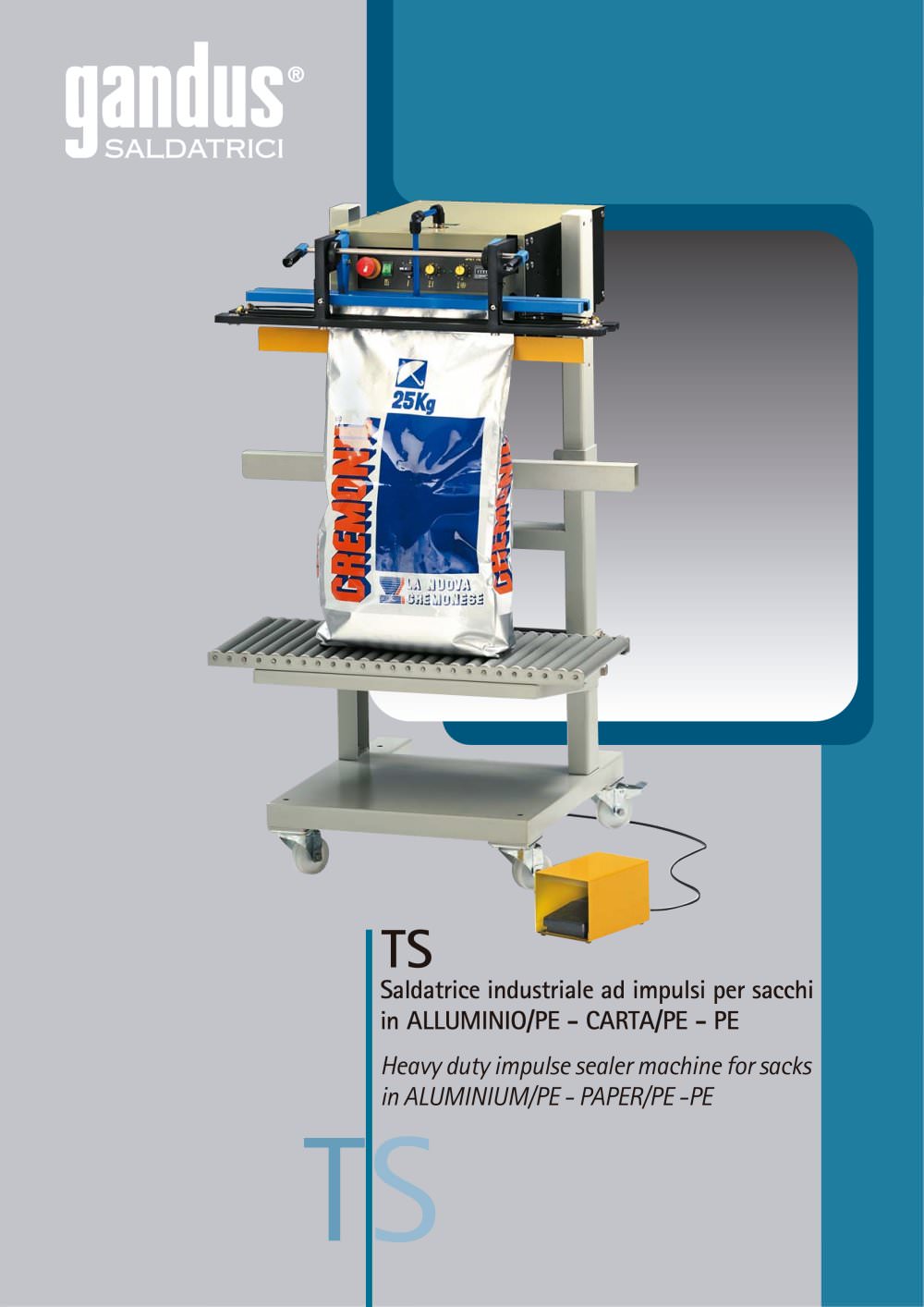 semi-automatic bag sealer TS - Gandus Saldatrici