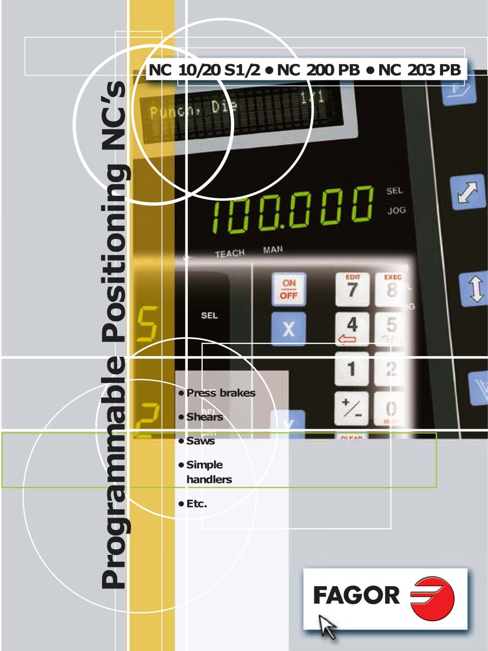 Positioning Controls - FAGOR
