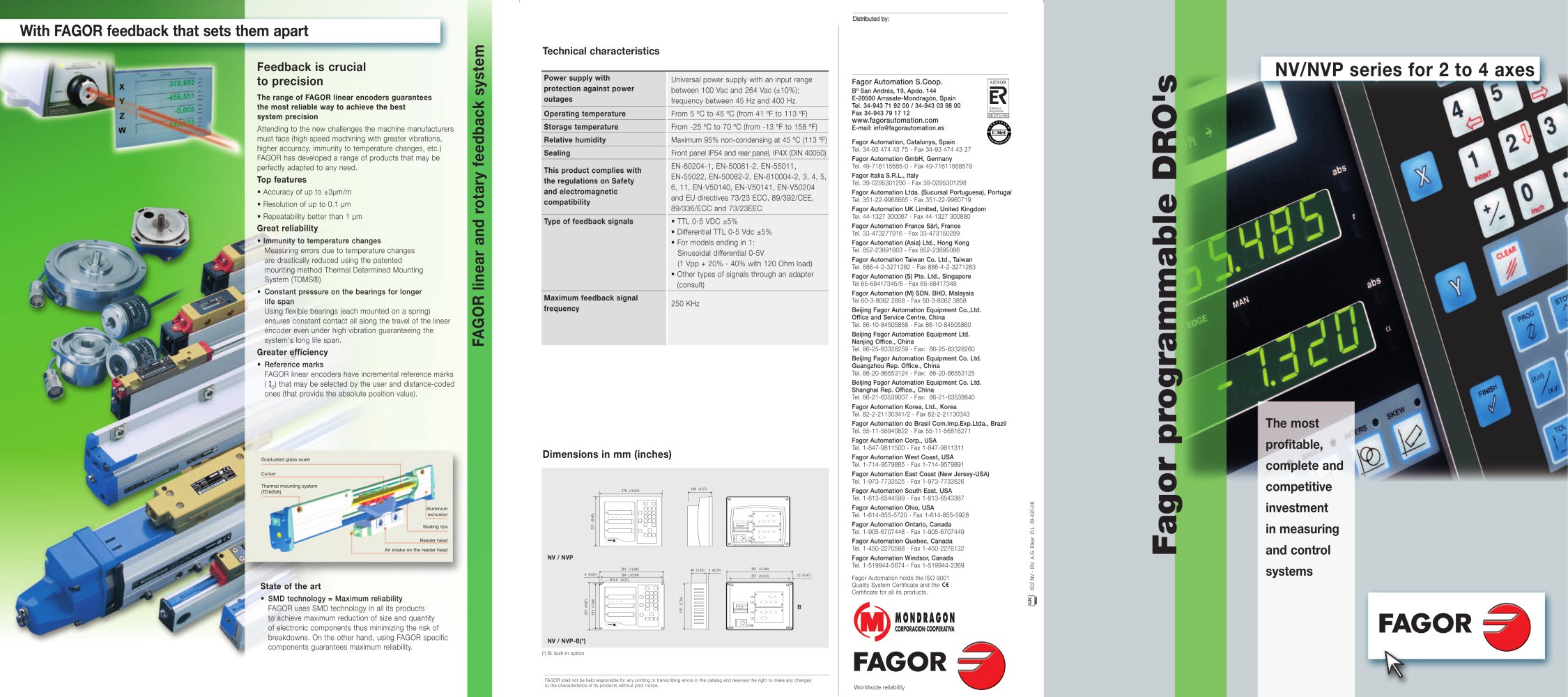 programmable DRO�s - FAGOR