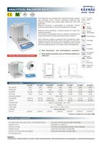 Analytical balance series XA/X