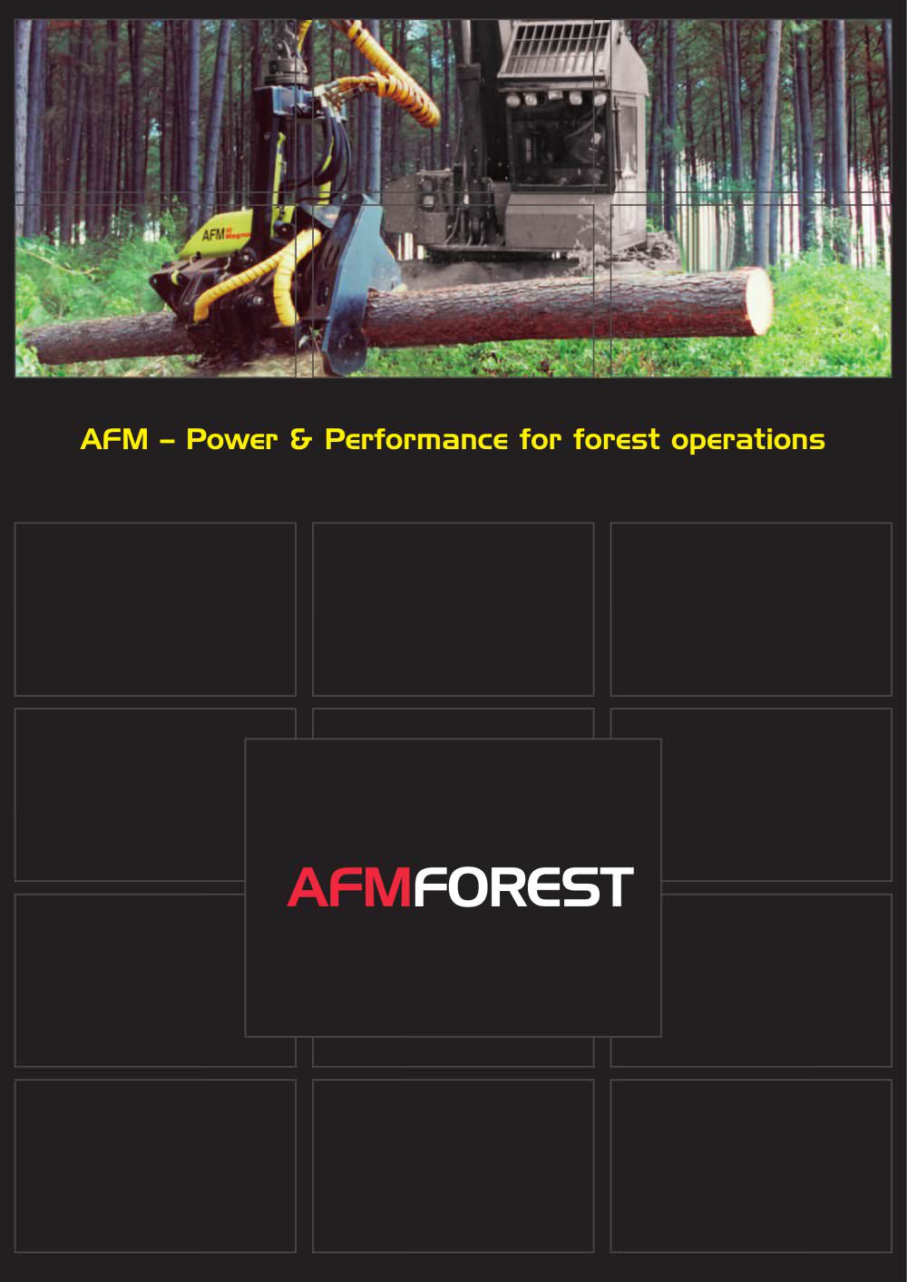 AFM Harvester Heads - AFM-Forest