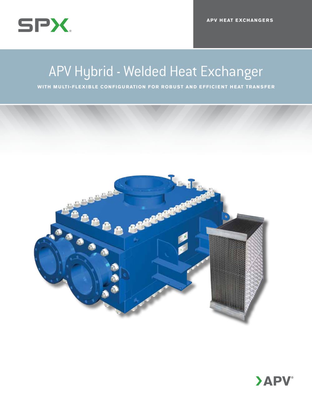 APV Hybrid Welded Plate Heat Exchanger - APV