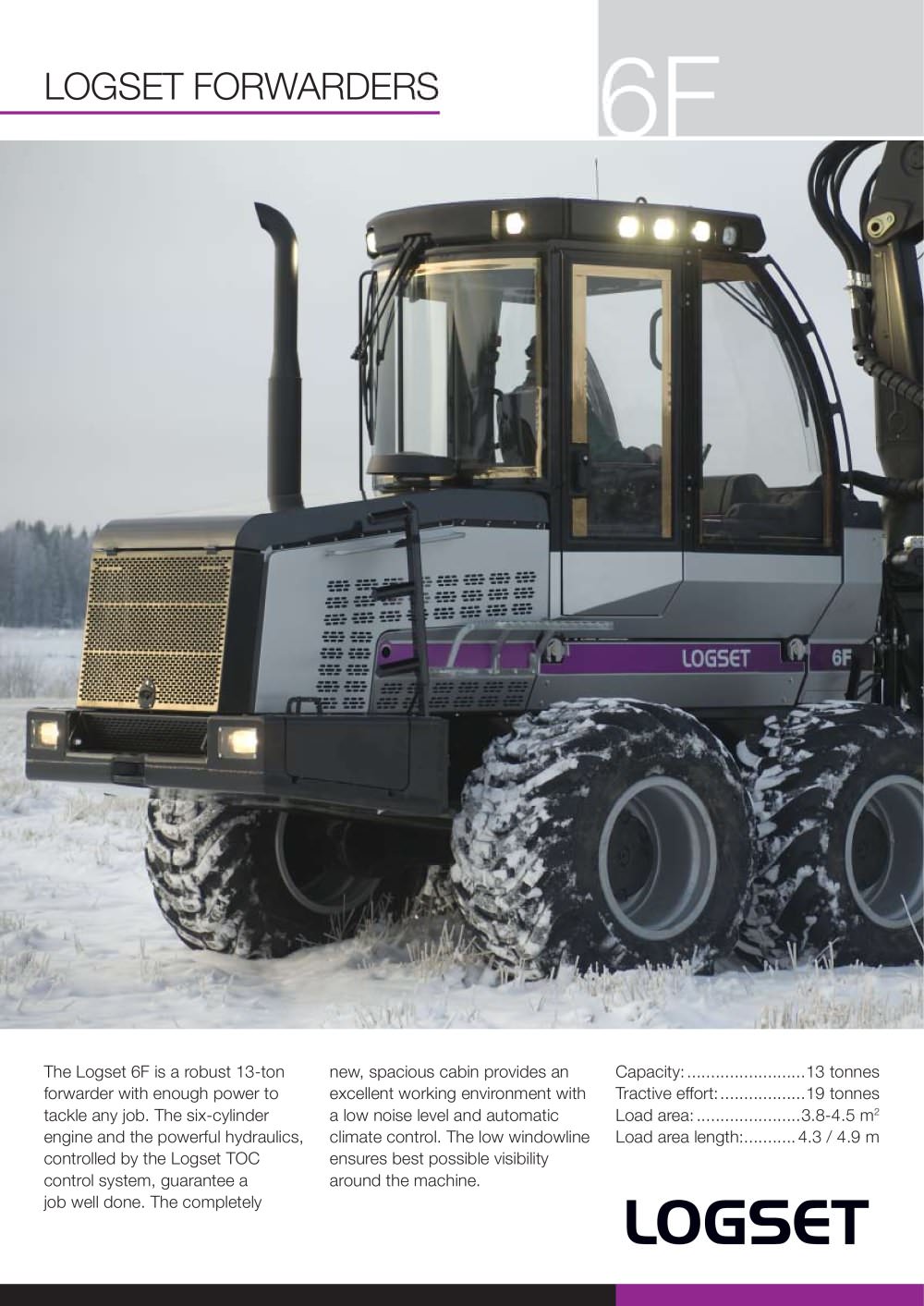 FORWARDER 13 tons - Oy Logset Ab