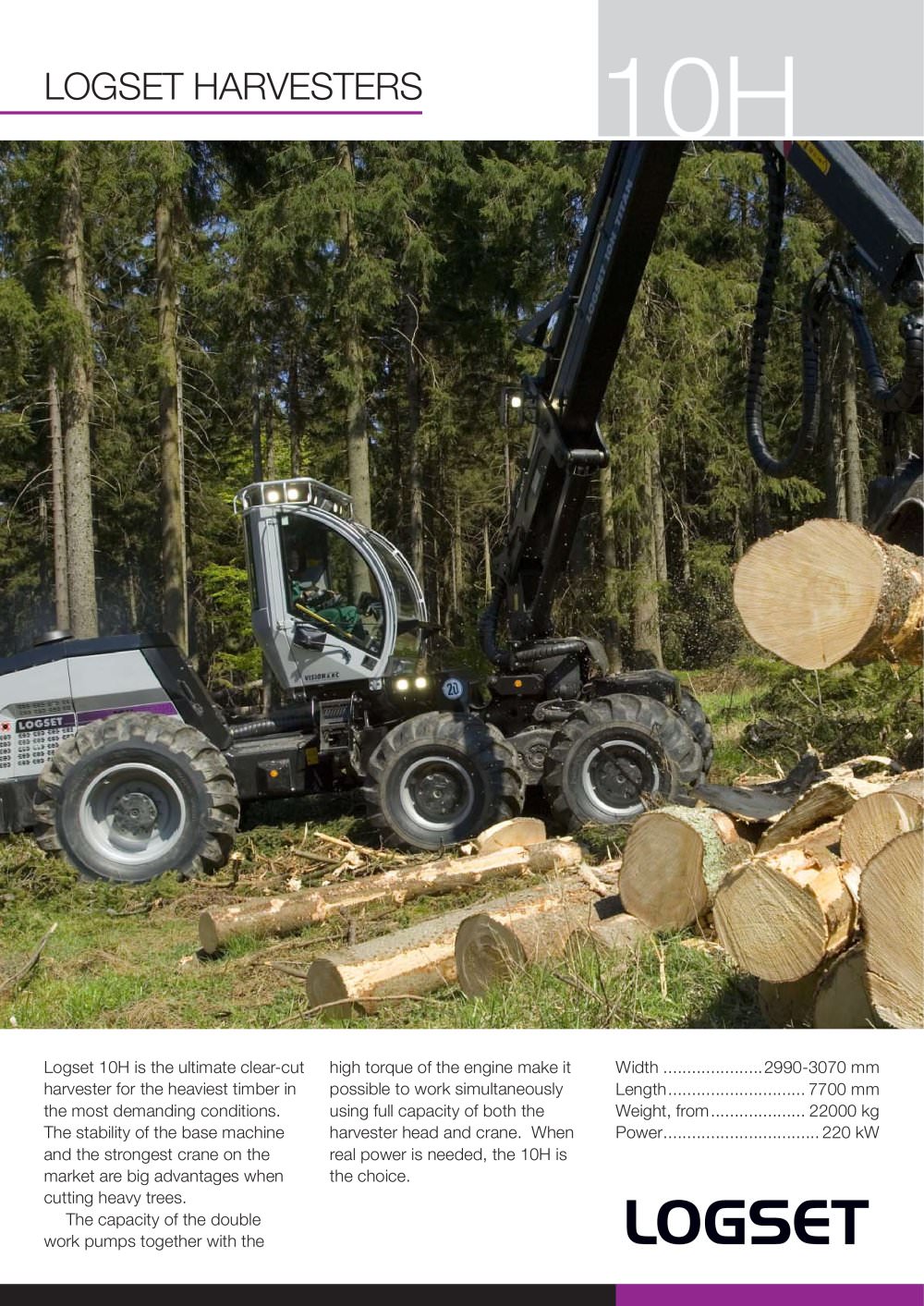HARVESTER 10H - Oy Logset Ab