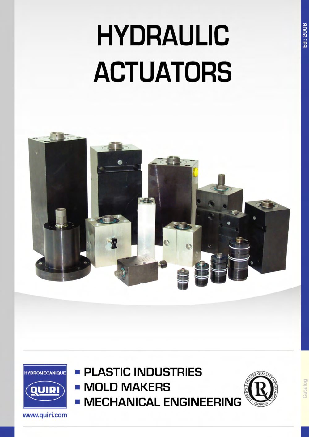 HYDRAULIC ACTUATORS FOR MOULD-MAKERS - QUIRI