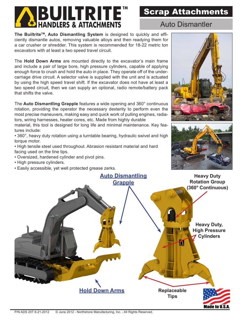 Builtrite Auto Dismantling System - North Shore Manufacturing