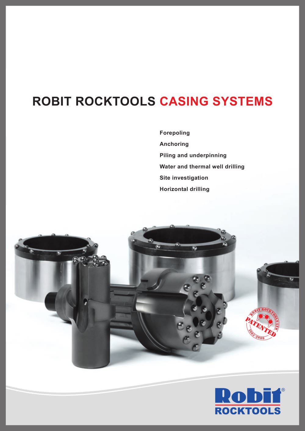 Casing Systems brochure - Robit Rocktools